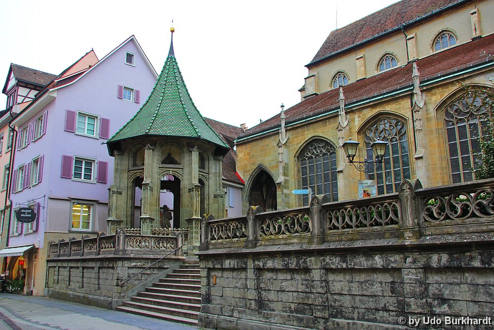 Überlingen Aufgang zum Münster St. Nikolaus