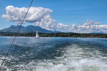 Der Chiemsee Überfahrt zur Fraueninsel