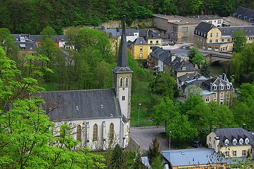 Luxemburg Blick vom Kirchberg - Luxemburg